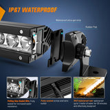 Nilight 21 Inch 100W 6200LM Amber Slim Spot Flood Led Light Bar | 2 Style Mounts, view 6