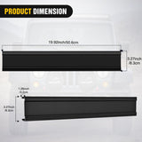 Nilight 22 Inch Spot Flood Combo LED Light Bar Black Cover | Protective Durable Polycarbonate Lens, Waterproof Dustproof Scratch-Proof for Side-Mounted Bumper Off Road Driving Fog Lamp, view 2