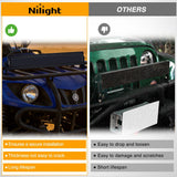 Nilight 22 Inch Spot Flood Combo LED Light Bar Black Cover | Protective Durable Polycarbonate Lens, Waterproof Dustproof Scratch-Proof for Side-Mounted Bumper Off Road Driving Fog Lamp, view 5