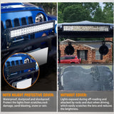 Nilight 22 Inch Spot Flood Combo LED Light Bar Black Cover | Protective Durable Polycarbonate Lens, Waterproof Dustproof Scratch-Proof for Side-Mounted Bumper Off Road Driving Fog Lamp, view 6