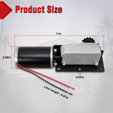 Nilight 225008 RV Slide Out Motor Gear Housing BAL Accu-Slide R25076 | Replace for R25076-1 R25074 & R25075 400:1 Gear Ratio 13-Tooth Sprocket for Travel Trailer Camper, view 3