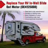 Nilight 225008 RV Slide Out Motor Gear Housing BAL Accu-Slide R25076 | Replace for R25076-1 R25074 & R25075 400:1 Gear Ratio 13-Tooth Sprocket for Travel Trailer Camper, view 4