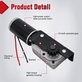 Nilight 225008 RV Slide Out Motor Gear Housing BAL Accu-Slide R25076 | Replace for R25076-1 R25074 & R25075 400:1 Gear Ratio 13-Tooth Sprocket for Travel Trailer Camper, view 6