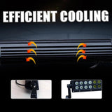 Nilight 22 Inch 120W Double Row Black Spot Flood LED Light Bar, view 6