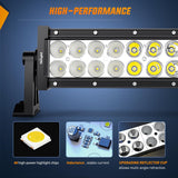 Nilight 22Inch 120W Spot Flood Combo Led Light Bar Off Road Driving Lights Boat Lights Fog Light 12V On/Off 5 Pin Rocker Switch Power 16AWG Wiring Harness Kit-1 Lead for Trucks, view 3