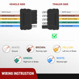 Nilight 22inch 18AWG 5 PIN Trailer Wire, view 3