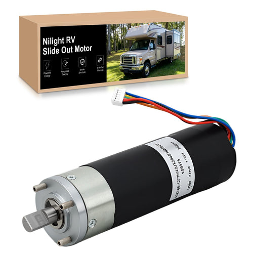 Nilight 236575 RV in-Wall Slide-Out Motor for Lippert Schwintek 300:1 | Compatible with Lippert Schwintek in Wall Slide System 300:1 High Torque Gear Ratio IG-42 10mm for Travel Trailer Camper