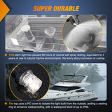 Nilight 24 Inch White Folding Stern Light for Marine Boats, view 6