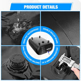 Nilight 246Gal/1000L Water Storage Bladder, RV Potable Water Bladder Tank Camping 1000D PVC Foldable Collapsible Storage Containers for Truck Bed Carrier Garden Irrigation Emergency Water Use, Black, view 4