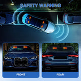Nilight 24LED Emergency Strobe Traffic Advisor Light Bar 2 in 1 Amber Red Dash Warning Safety Flashing Lights Front/Rear Windshield Construction Lights for Trucks Cars Plow Police Firefighter Vehicles, view 3