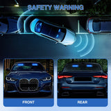 Nilight 24LED Emergency Strobe Traffic Advisor Light Bar 2 in 1 Blue Dash Warning Safety Flashing Lights Front/Rear Windshield Construction Lights for Trucks Cars Plow Police Firefighter Vehicles, view 3