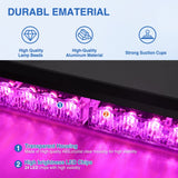 Nilight 24LED Emergency Strobe Traffic Advisor Light Bar 2 in 1 Purple Dash Warning Safety Flashing Lights Front/Rear Windshield Construction Lights for Trucks Cars Plow Police Firefighter Vehicles, view 2