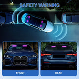 Nilight 24LED Emergency Strobe Traffic Advisor Light Bar 2 in 1 Purple Dash Warning Safety Flashing Lights Front/Rear Windshield Construction Lights for Trucks Cars Plow Police Firefighter Vehicles, view 3
