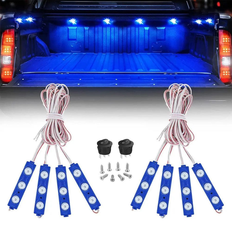 Nilight 24 LEDs Blue Ultra-Bright Light Kit (8 Pcs)
