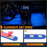 Nilight 24 LEDs Blue Ultra-Bright Light Kit (8 Pcs), view 4