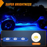 Nilight 24 LEDs Blue Ultra-Bright Light Kit (8 Pcs), view 5