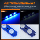Nilight 24 LEDs Blue Ultra-Bright Light Kit (8 Pcs), view 6
