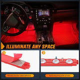 Nilight 24 LEDs Red Ultra-Bright Light Kit (8 Pcs), view 4