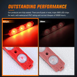 Nilight 24 LEDs Red Ultra-Bright Light Kit (8 Pcs), view 6