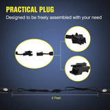 Nilight 24 LEDs White Ultra-Bright Light Kit (8 Pcs), view 4