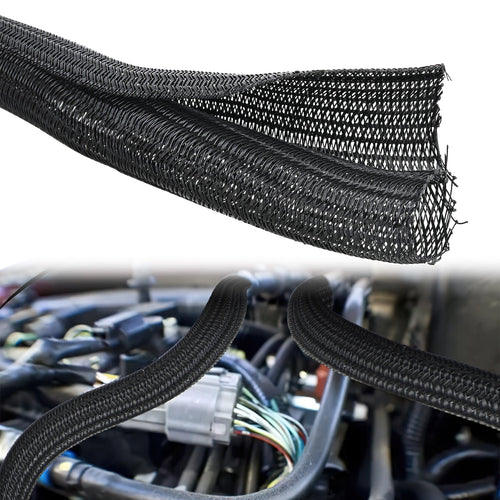 Nilight 25ft-1 inch Cable Management Sleeves