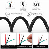Nilight 25Ft 4Pin Trailer Extension Cable, view 6