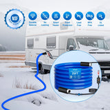 Nilight 25FT Heated Water Hose RV 5/8inch Inside Diameter -45°F Freeze Protaction Antifreeze Garden Drinking Hoses with Saving Thermostat and Smart Heat System for Winter Camper Supply Accessories, view 6