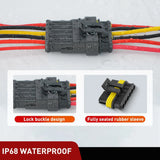 Nilight 260PCS 6 Pin Electrical Connector ‎Plug Male Female Terminal Wire Connector, view 5