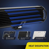 Nilight 26 Inch 540W 50000LM Triple Row Spot Flood LED Light Bar | 14AWG Wire 3Pin Switch, view 4