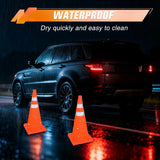 Nilight 28 Inch Collapsible Traffic Safety Cones 2 Pack - Bright Orange Parking Cones with Reflective Collars for Roadside Emergency, Parking, Driving Practice, view 5