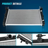 Nilight 28 Inch Radiator for Chevrolet Silverado GMC Sierra 1500 2500 Yukon XL Cadillac Escalade Automatic Trans 1999 2000 2001 2002 2003 2004 2005 2006, view 3
