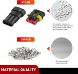 Nilight 280PCS 3 Pin Electrical Connector ‎Plug Male Female Terminal Wire Connector, view 4