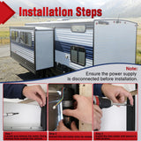 Nilight 287298 RV in-Wall Slide-Out Motor for Lippert Schwintek 500:1 | Compatible with Lippert LCI Schwintek in Wall Slide System 500:1 High Torque Gear Ratio Motorhome for Travel Trailer Camper, view 4