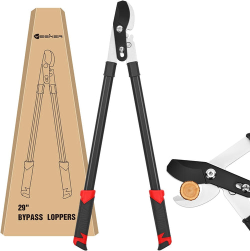 Nilight 29 Inch Loppers for Tree Trimming Heavy Duty Bypass Loppers Powerful Gear Action Sharp Steel Blade Tree Trimmer up to 1.5 Inch Dia Cut Capacity Non-slip Handle Branch Cutter for Garden Maintenance