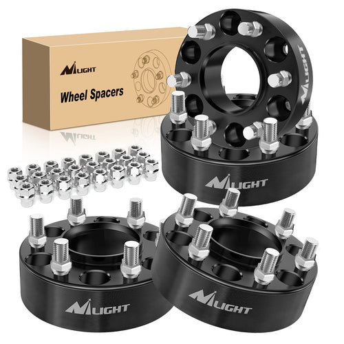 Nilight 2inch (50mm) Wheel Spacers 4Pcs For 2004-2014 Ford F150 2003-2014 Expedition 2005-2014 Lincoln Mark LT 2003 2004 2005 2006 2007 2008 2009 2010 2011 2012 2013 2014 Lincoln Navigator | 6x135.2 | 87.1 Hub Bore | 14x2 Studs