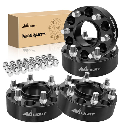 Nilight 2inch (50mm) Wheel Spacers 4Pcs For 2015 2016 2017 2018 2019 2020 2021 2022 Ford F150 2015 2016 2017 2018 2019 2020 2021 2022 Expedition 2015 2016 2017 2018 2019 2020 2021 2022 Navigator | 6x135.2 | 87.1 Hub Bore | 14x1.5 Studs