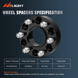 Nilight 2inch (50mm) Wheel Spacers 4Pcs For 2015 2016 2017 2018 2019 2020 2021 2022 Ford F150 2015 2016 2017 2018 2019 2020 2021 2022 Expedition 2015 2016 2017 2018 2019 2020 2021 2022 Navigator | 6x135.2 | 87.1 Hub Bore | 14x1.5 Studs, view 2