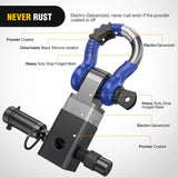 Nilight 2 Inch Anti-Theft Shackle Hitch Receiver Set Blue Black, view 3