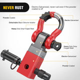 Nilight 2 Inch Anti-Theft Shackle Hitch Receiver Set Red, view 3
