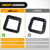 Nilight 2Inch Hitch Receiver Silencer Pad 4 Pack Reduce Rattle and Noise Between Receivers and Tow Hitches Fits for 2Inch Trailer Hitch Receiver, view 4