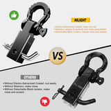 Nilight 2 Inch Shackle Hitch Receiver 3/4 Inch D Ring Kit Black, view 5