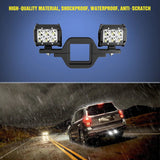 Nilight 2 Inch Tow Hitch Mount Bracket, view 6
