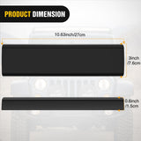 Nilight 2Pcs 12 inch Black Light Bar Cover, view 4