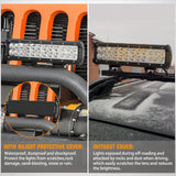 Nilight 2Pcs 12 inch Black Light Bar Cover, view 5