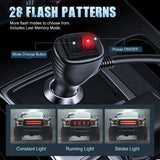 Nilight 2PCS 24 inch Truck Grille Strobe Lights Strip 384 LED Emergency Light Red Flexible Side Flashing Warning Caution Safety Waterproof Lighting Kit for Trucks Tow Plow Construction Vehicles, view 2
