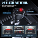 Nilight 2PCS 24 inch Truck Grille Strobe Lights Strip 384 LED Emergency Light Red White Flexible Side Flashing Warning Caution Safety Waterproof Lighting Kit for Trucks Tow Plow Construction Vehicles, view 2