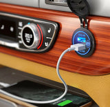 Nilight 2Pcs 5V 4.8A Dual USB Output Car Charger with LED Voltmeter, view 3