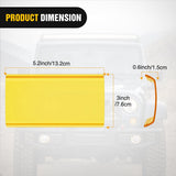 Nilight 2Pcs 6.5 inch Amber Light Bar Cover, view 4