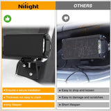 Nilight 2Pcs 6.5 inch Black Light Bar Cover, view 6