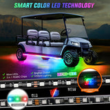 Nilight 2Pcs Golf Cart Underglow Light Kit for EZGO Yamaha Club Car, view 2